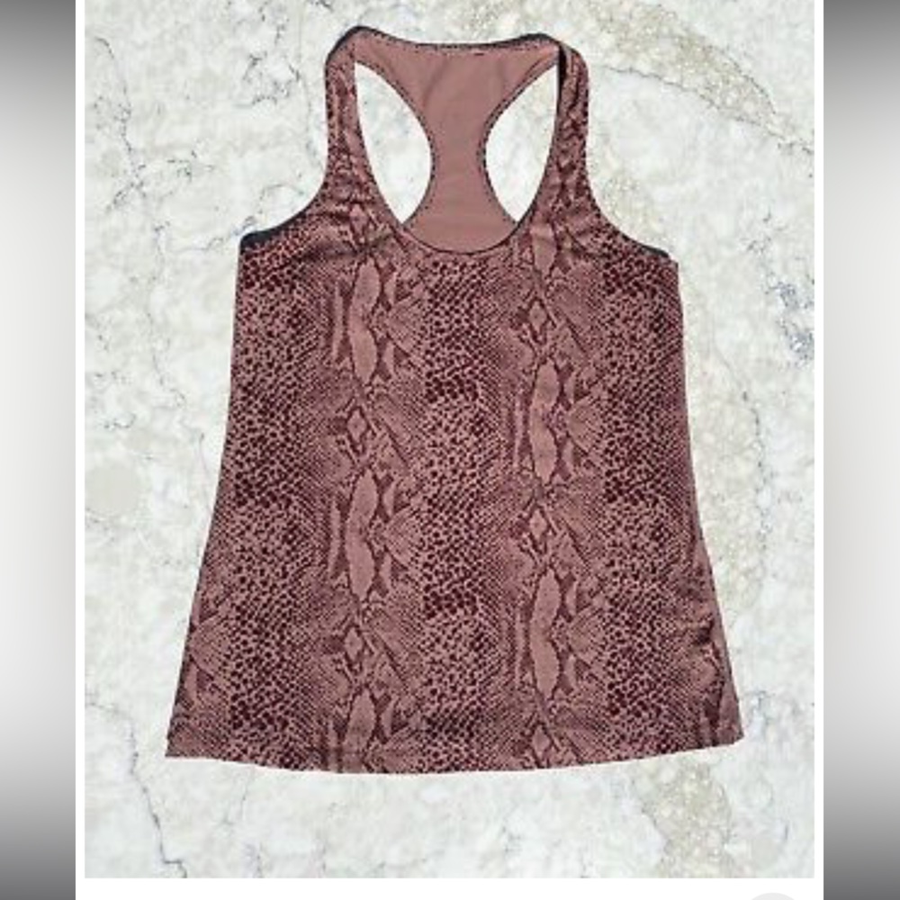 Lululemon Snakeskin Racerback Top large - Picture 3 of 6